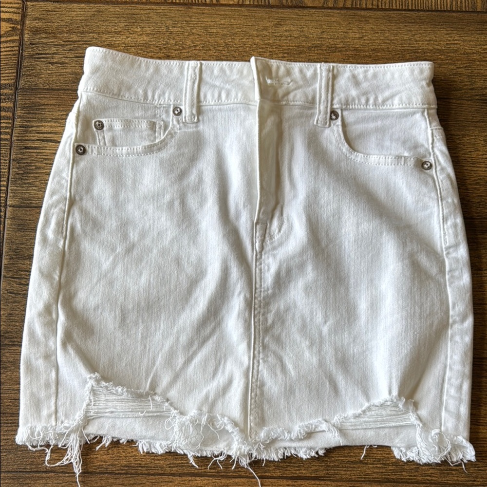 American Eagle Outfitters White Mini Skirt